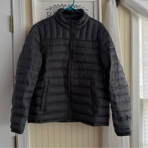Tommy Hilfiger Jacket Duck Down Filled Quilted Puffer Packable Coat sz Large
